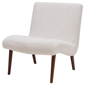 Alexis Faux Fur Fabric Chair by New Pacific Direct - 1900134