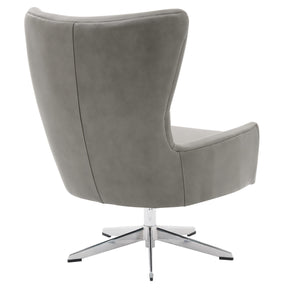 Arya Top Grain Leather Swivel Chair by New Pacific Direct - 1900154