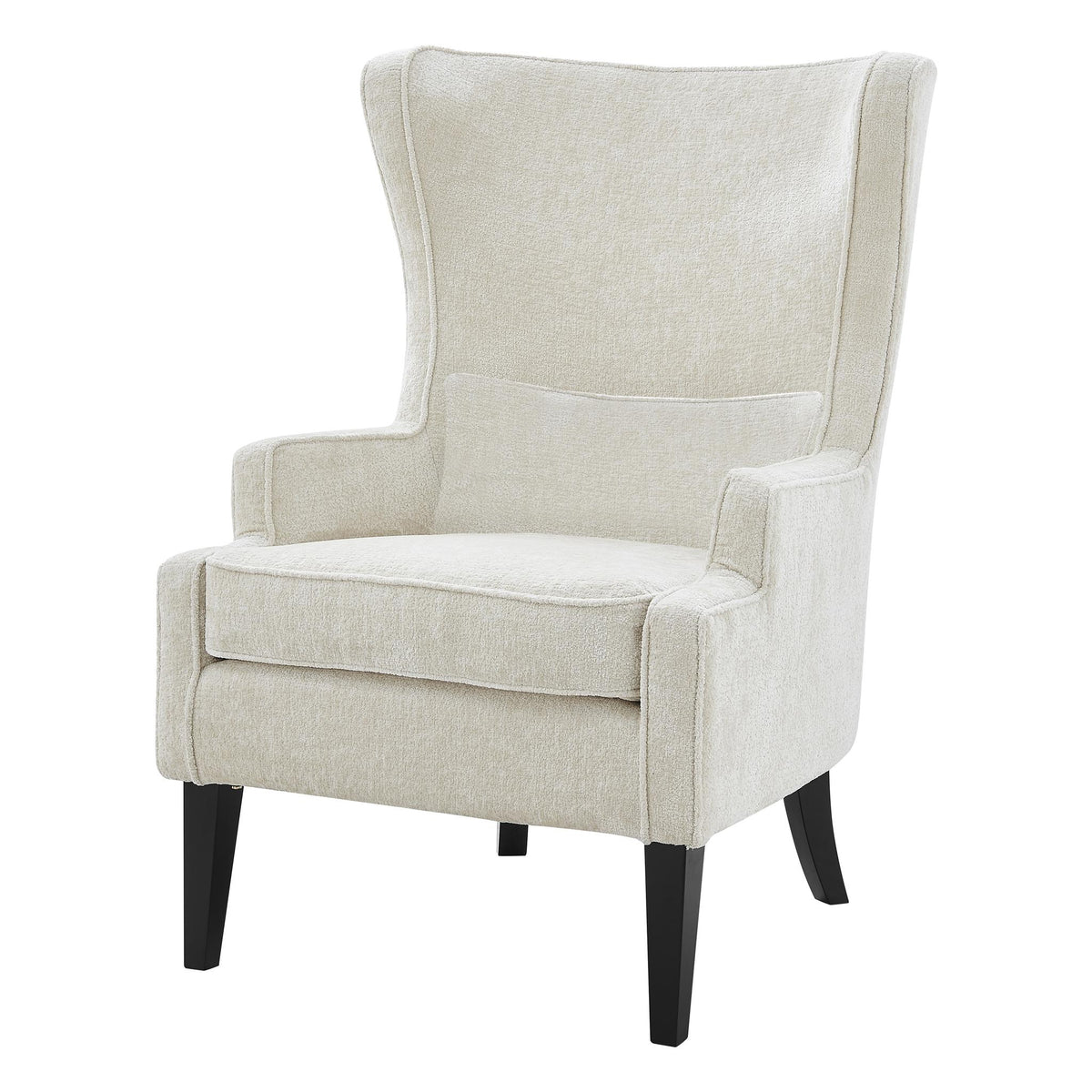 Clementine KD Fabric Wing Accent Arm Chair by New Pacific Direct - 1900181