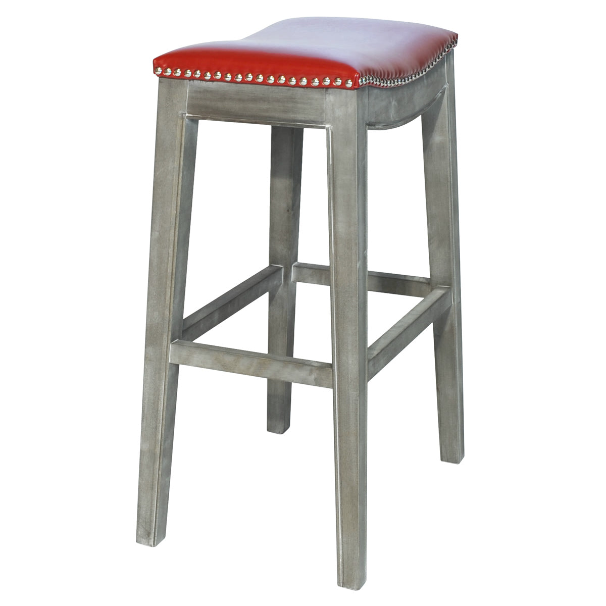Elmo Bonded Leather Bar Stool by New Pacific Direct - 198631B