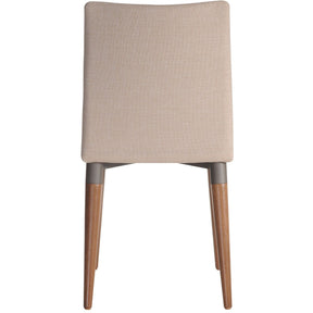 Manhattan Comfort Charles 2-Piece Dining Chair in Dark Beige-Minimal & Modern