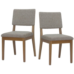 Manhattan Comfort Dover 2-Piece Dining Chair in Grey-Minimal & Modern
