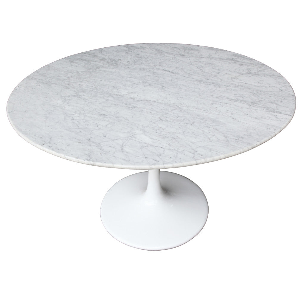 Finemod Imports Modern Flower Marble Table 39" FMI2020-39-Minimal & Modern