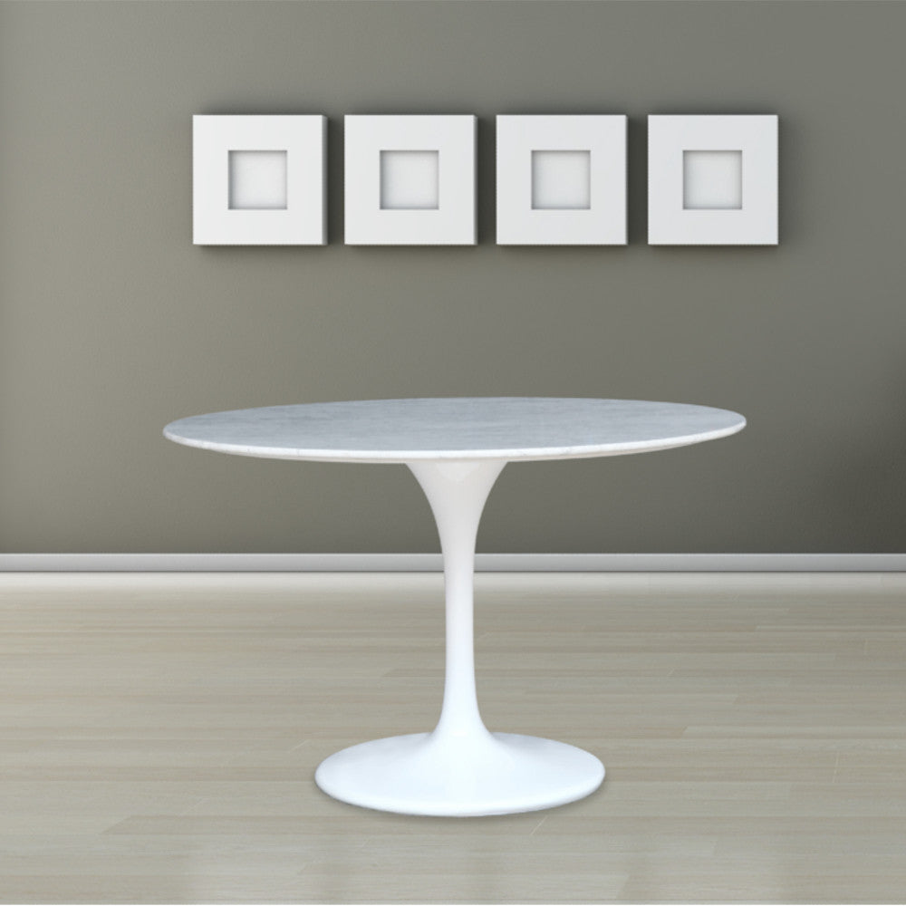 Finemod Imports Modern Flower Marble Table 60" FMI2020-60-Minimal & Modern