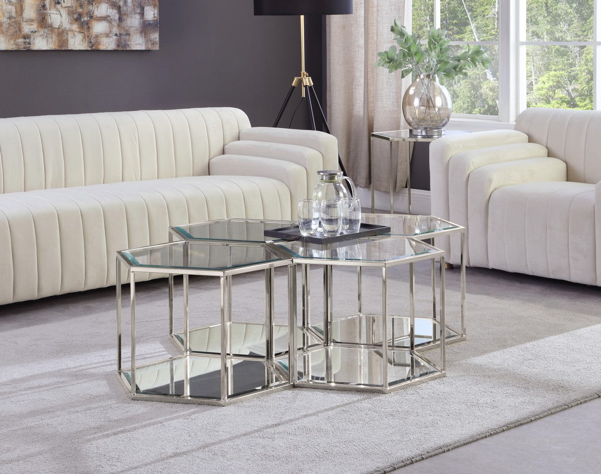 Meridian Furniture Sei Chrome Coffee Table