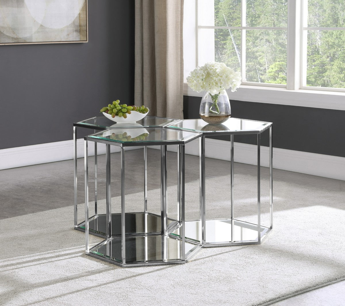 Meridian Furniture Sei Chrome End Table