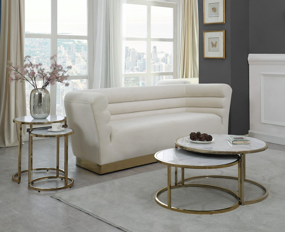 Meridian Furniture Massimo Gold End Table