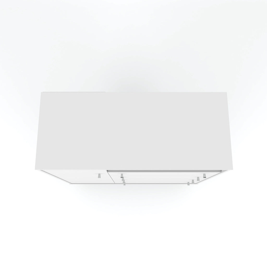 Manhattan Comfort  Liberty 4-Drawer 42.32" Sideboard in White