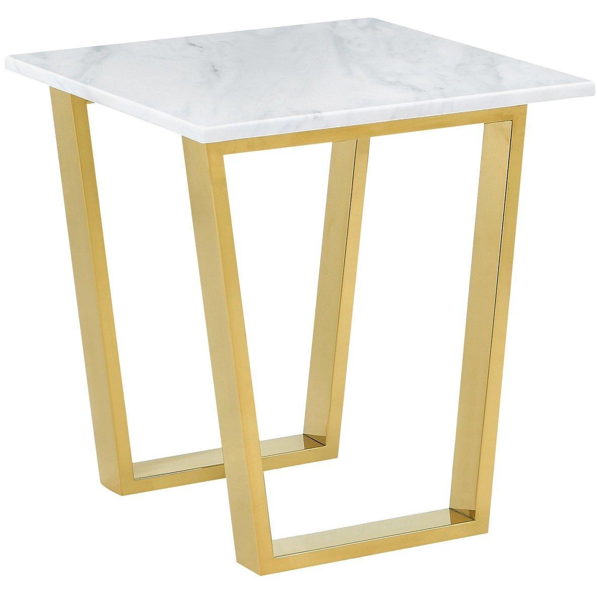 Meridian Furniture Cameron Gold End TableMeridian Furniture - End Table - Minimal And Modern - 1