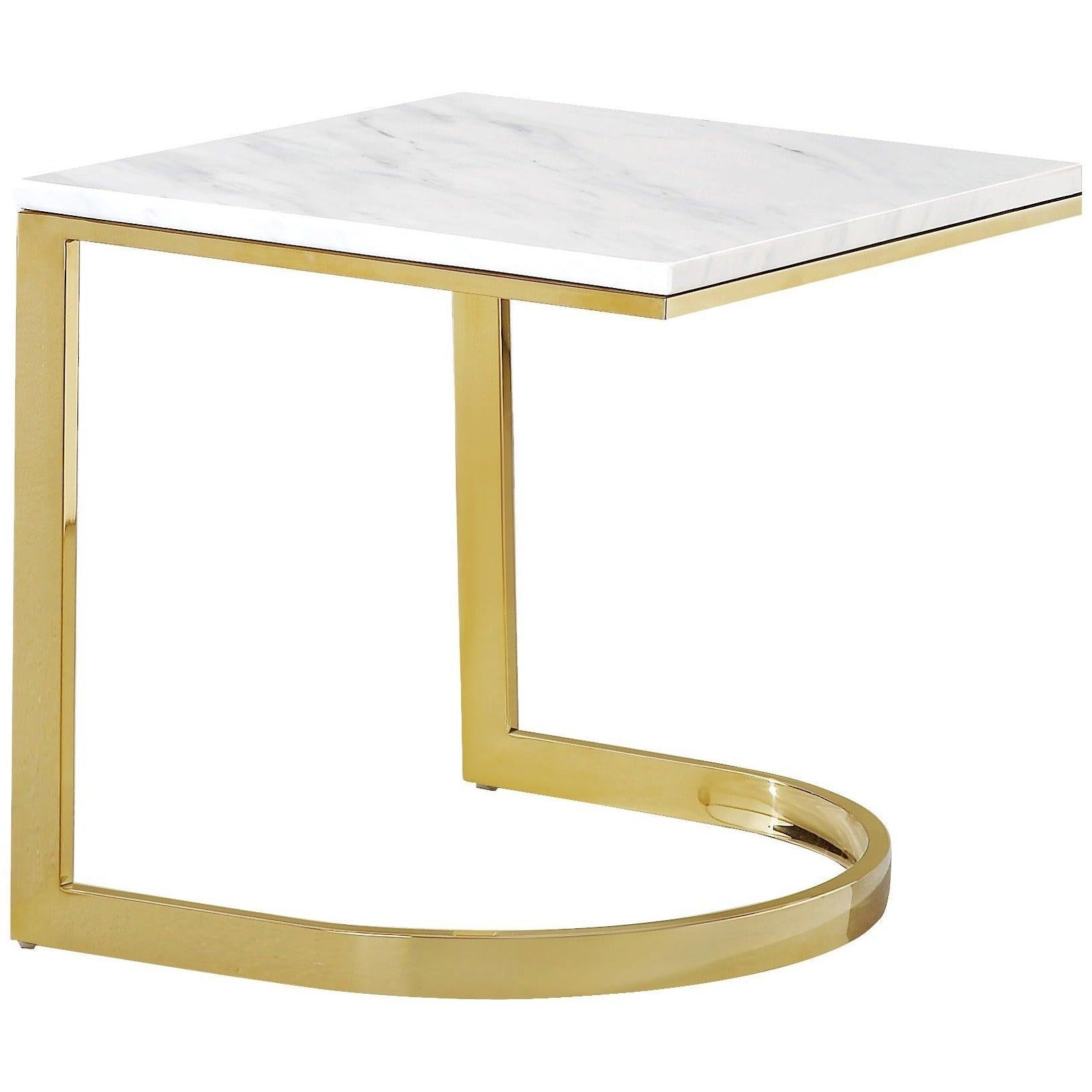 Meridian Furniture London Gold End TableMeridian Furniture - End Table - Minimal And Modern - 1