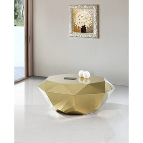 Meridian Furniture Gemma Gold Coffee Table