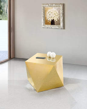 Meridian Furniture Gemma Gold End Table