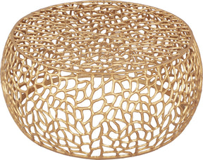 Meridian Furniture Priya Gold Coffee Table