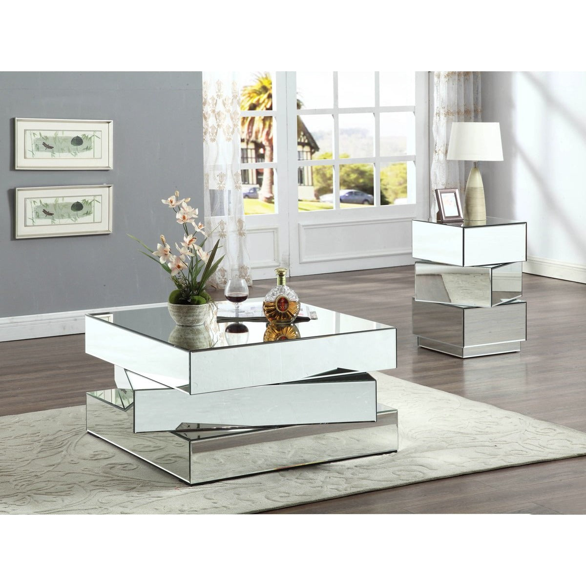 Meridian Furniture Haven Coffee Table-Minimal & Modern