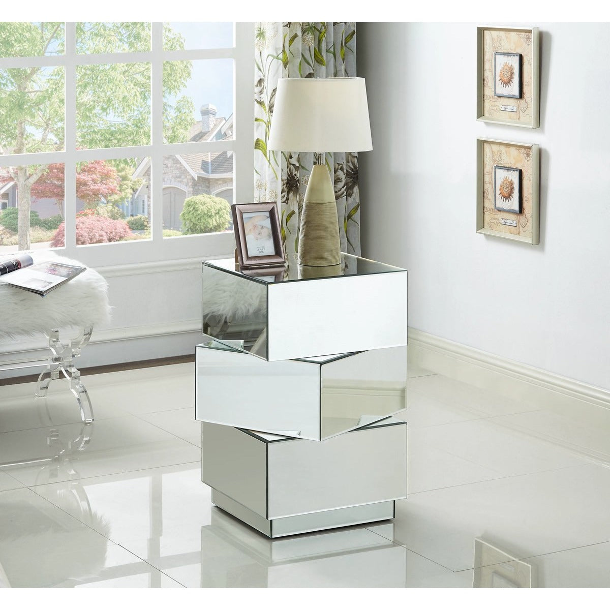 Meridian Furniture Haven End Table-Minimal & Modern