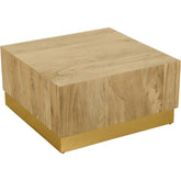 Meridian Furniture Acacia Gold Coffee TableMeridian Furniture - Coffee Table - Minimal And Modern - 1