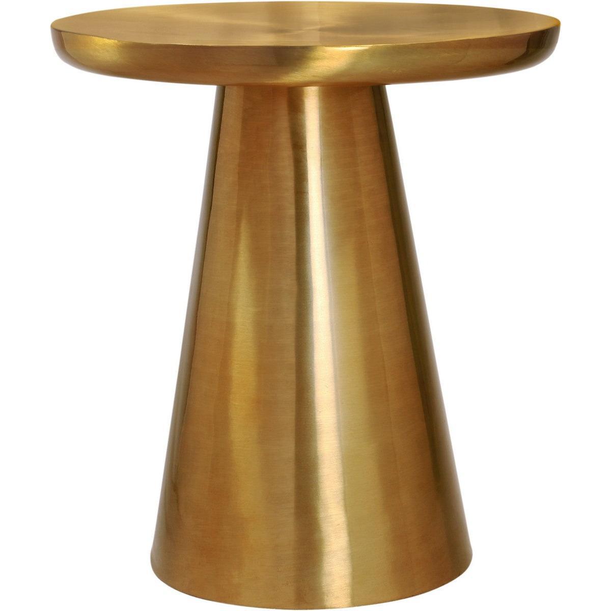 Meridian Furniture Martini Brushed Gold End TableMeridian Furniture - End Table - Minimal And Modern - 1