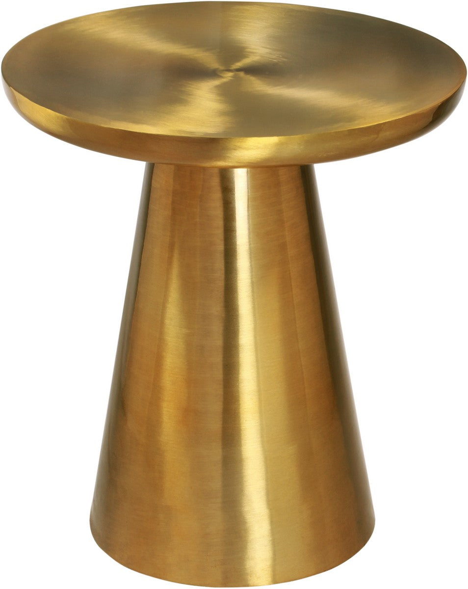 Meridian Furniture Martini Brushed Gold End Table