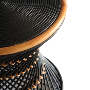 Kirby Rattan Round Stool by New Pacific Direct - 2400045