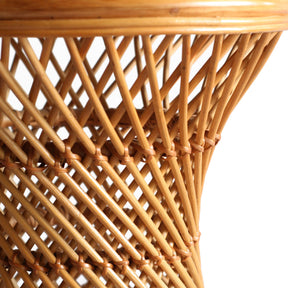 Kirby Rattan Round Stool by New Pacific Direct - 2400045