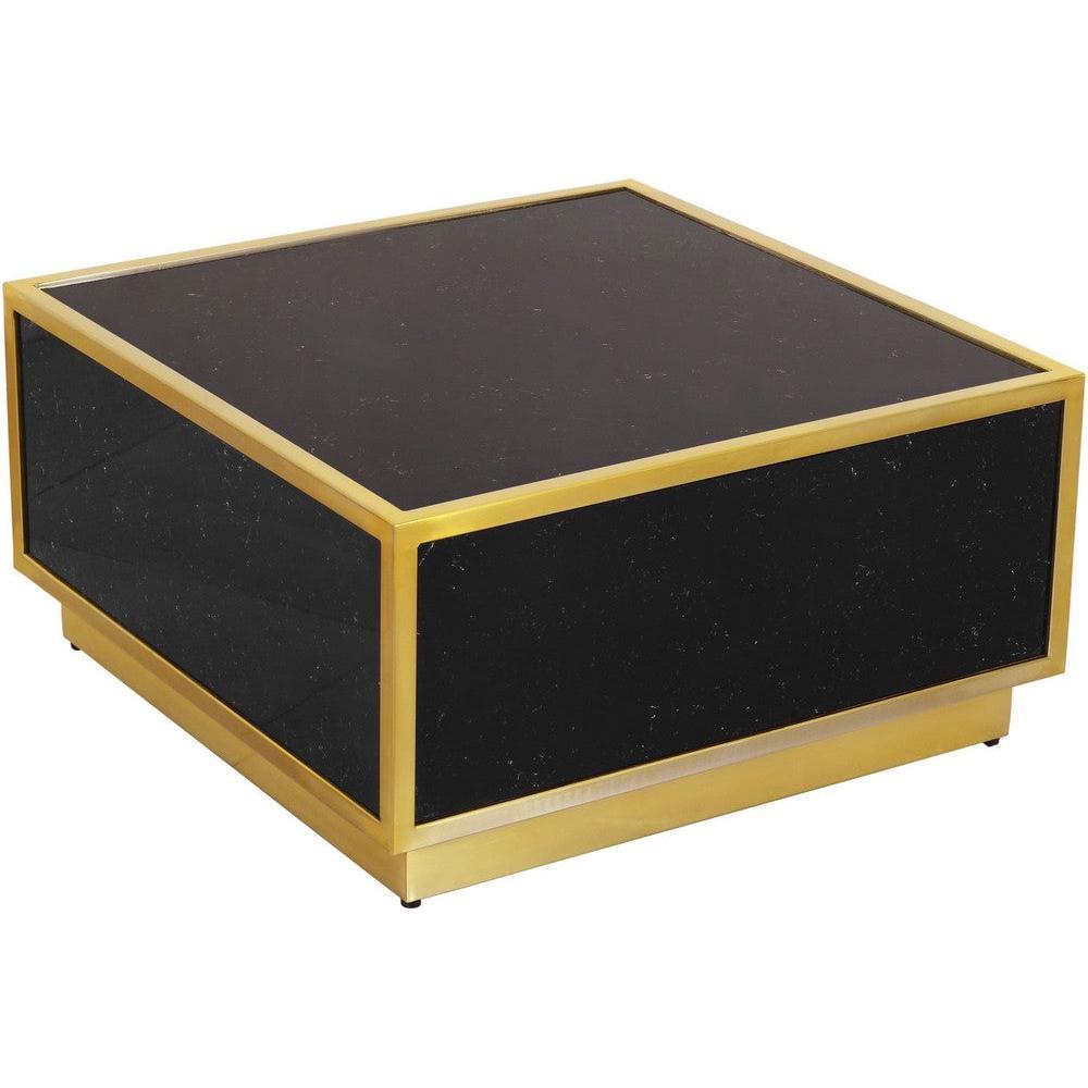 Meridian Furniture Glitz Black Faux Marble Coffee TableMeridian Furniture - Coffee Table - Minimal And Modern - 1