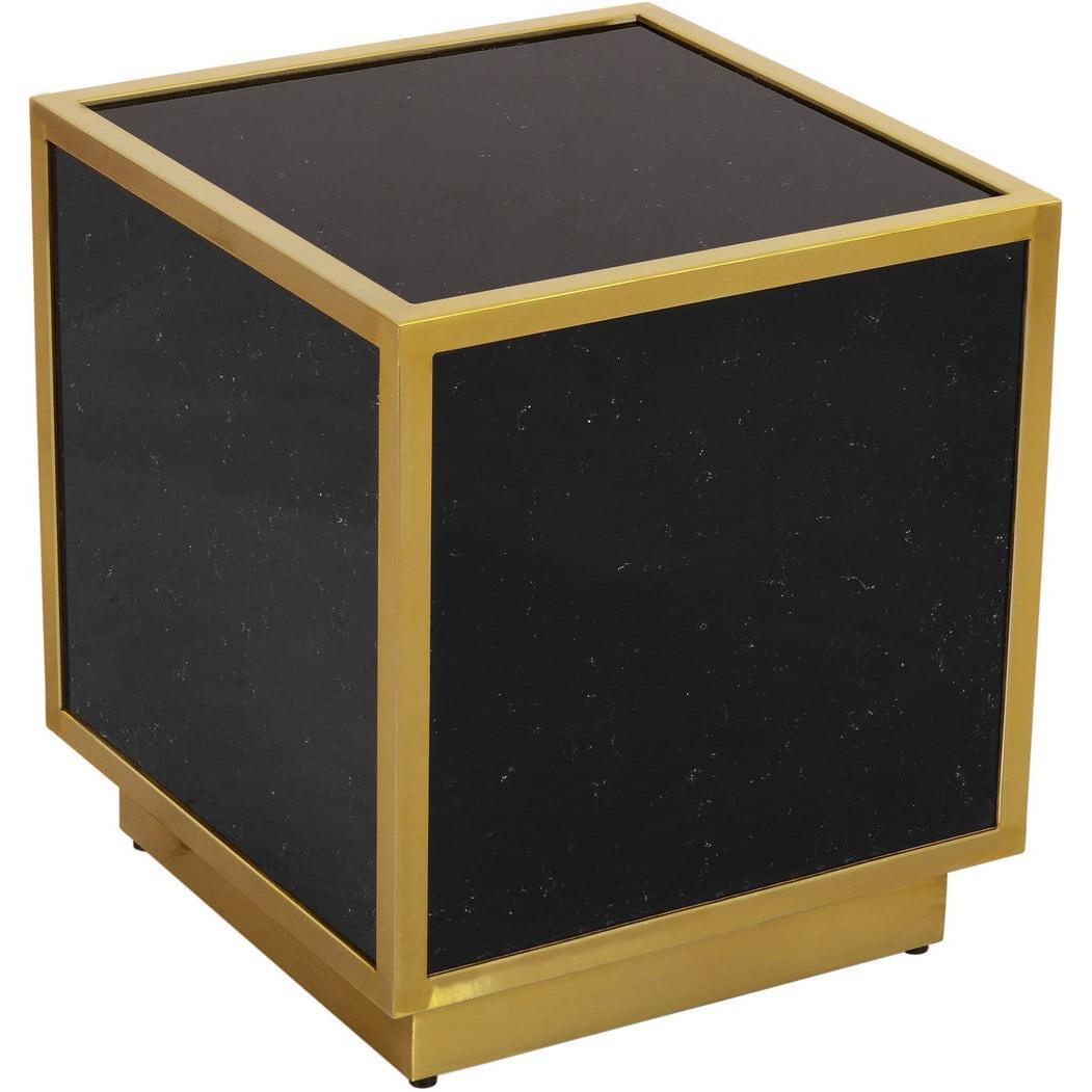Meridian Furniture Glitz Black Faux Marble End TableMeridian Furniture - End Table - Minimal And Modern - 1