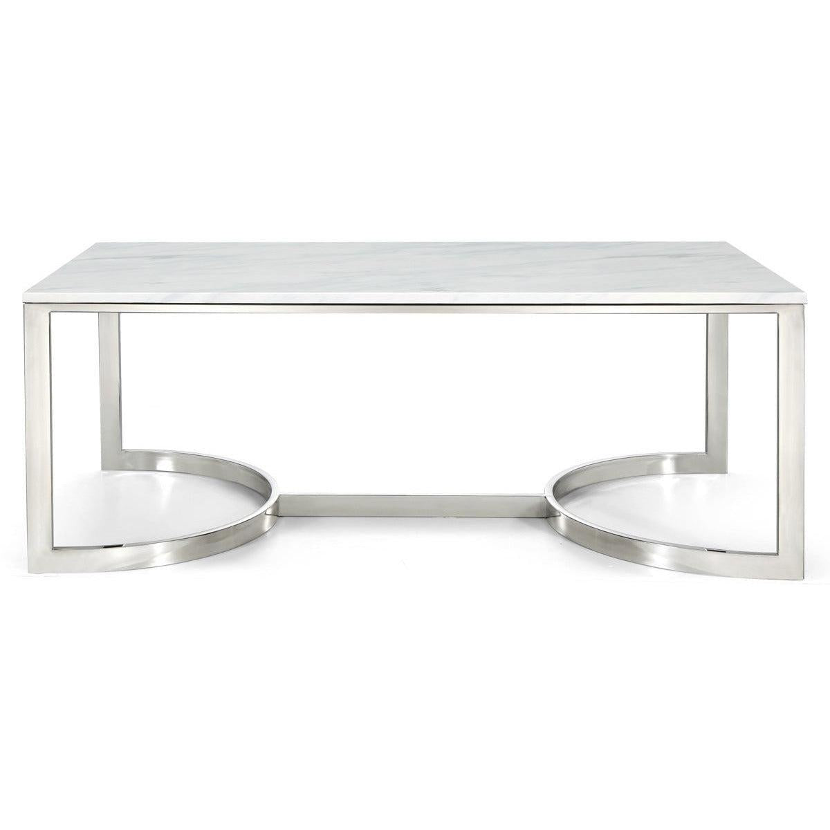 Meridian Furniture Copley Chrome Coffee TableMeridian Furniture - Coffee Table - Minimal And Modern - 1