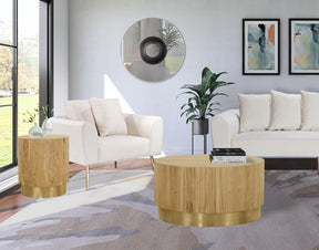 Meridian Furniture Acacia Gold Coffee Table