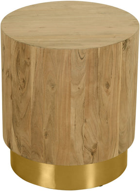 Meridian Furniture Acacia Gold End Table