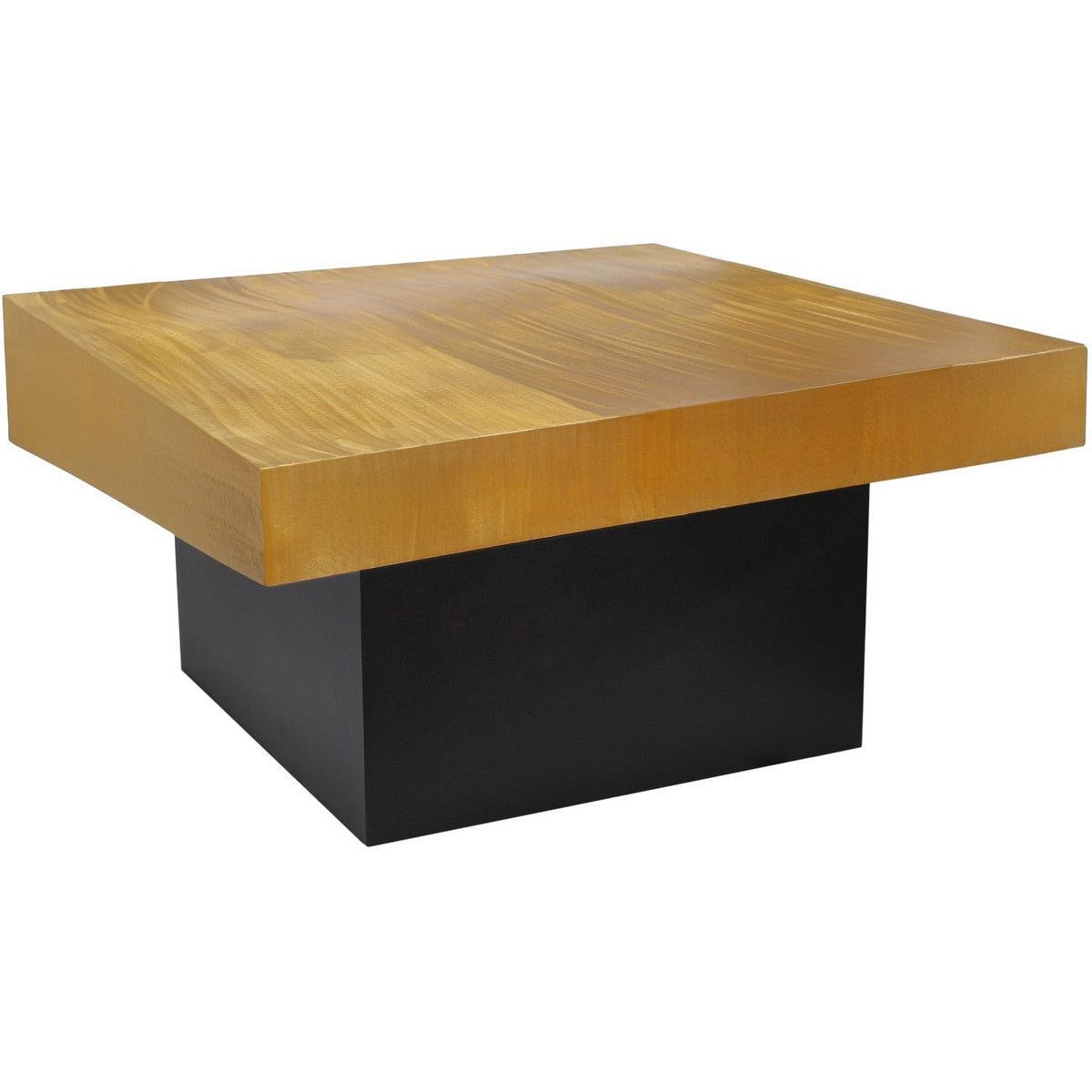 Meridian Furniture Palladium Gold Coffee TableMeridian Furniture - Coffee Table - Minimal And Modern - 1