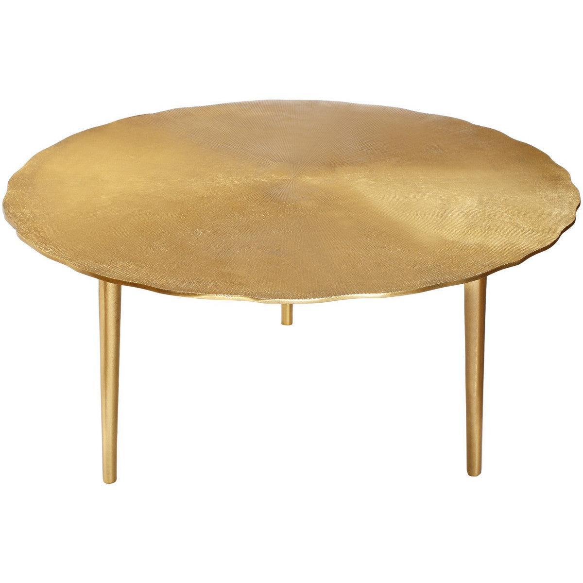 Meridian Furniture Rohan Gold Coffee TableMeridian Furniture - Coffee Table - Minimal And Modern - 1