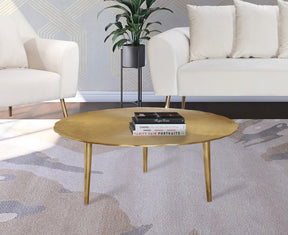 Meridian Furniture Rohan Gold Coffee Table