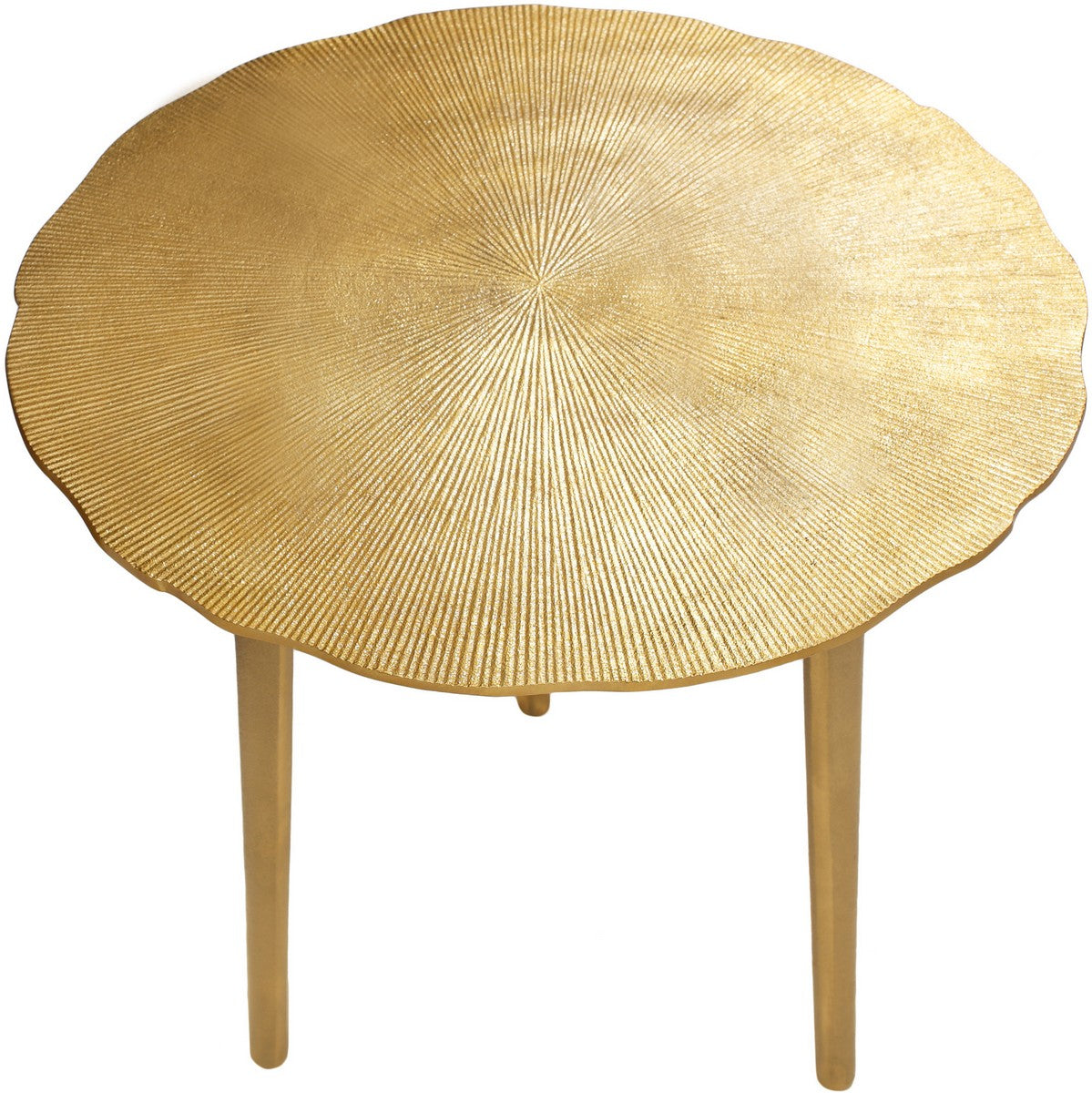 Meridian Furniture Rohan Gold End Table