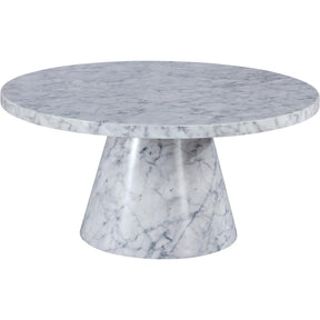 Meridian Furniture Omni White Faux Marble Coffee TableMeridian Furniture - Coffee Table - Minimal And Modern - 1