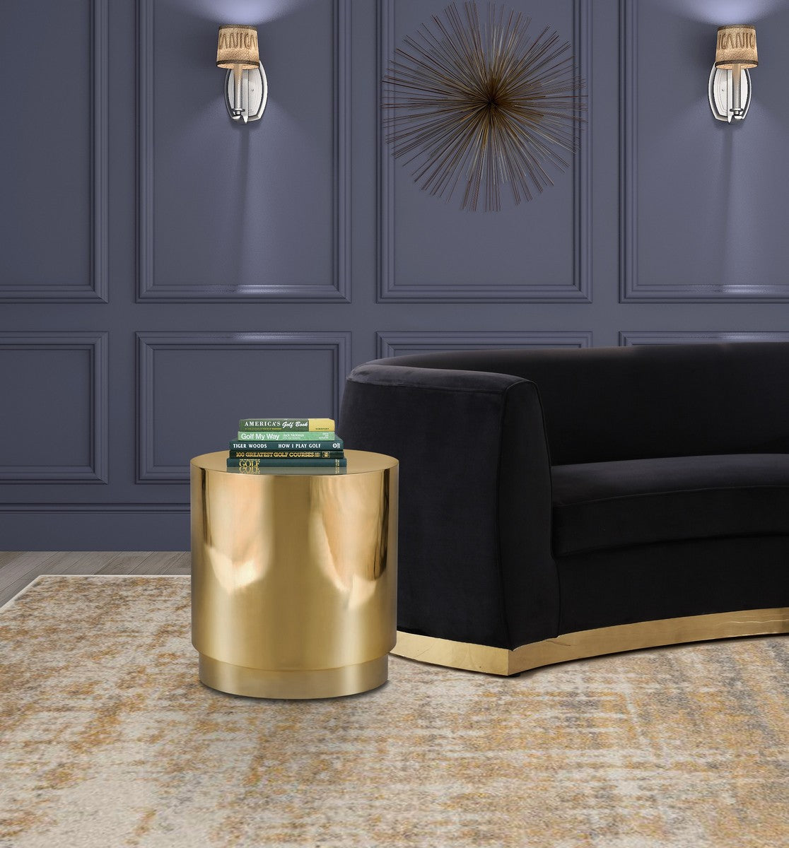 Meridian Furniture Jazzy Gold End Table