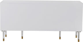 Meridian Furniture Jive White Lacquer Sideboard/Buffet