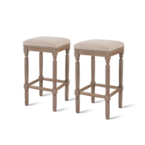 Ernie Fabric Bar Stool - Set of 2 by New Pacific Direct - 3900053-392