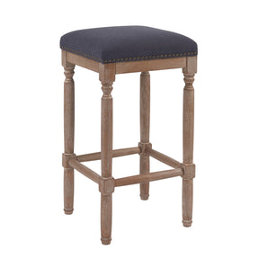 Ernie Fabric Bar Stool - Set of 2 by New Pacific Direct - 3900053-393