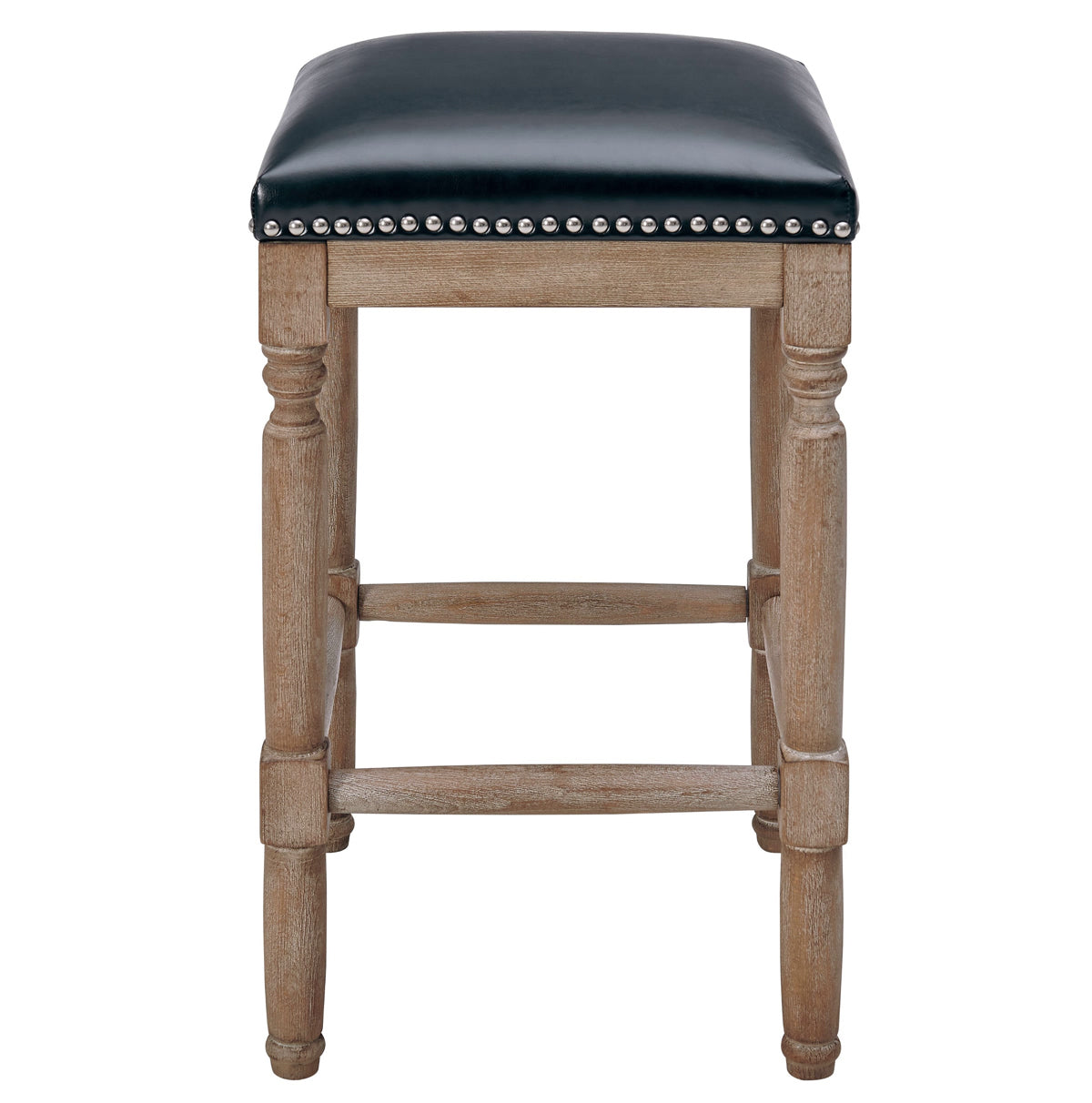 Ernie Bonded Leather Counter Stool - Set of 2 by New Pacific Direct - 3900057-23