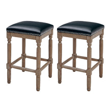 Ernie Bonded Leather Counter Stool - Set of 2 by New Pacific Direct - 3900057-23