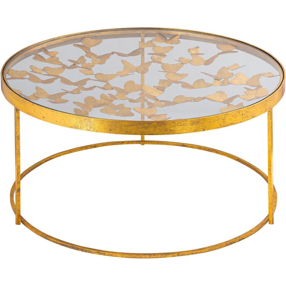 Meridian Furniture Butterfly Gold Coffee TableMeridian Furniture - Coffee Table - Minimal And Modern - 1