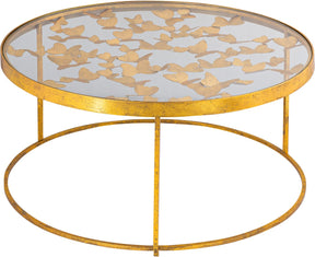 Meridian Furniture Butterfly Gold Coffee Table