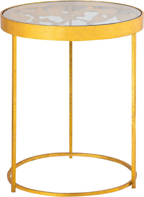 Meridian Furniture Butterfly Gold End Table
