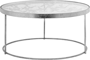 Meridian Furniture Butterfly Silver Coffee Table