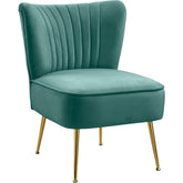 Meridian Furniture Tess Mint Velvet Accent ChairMeridian Furniture - Accent Chair - Minimal And Modern - 1