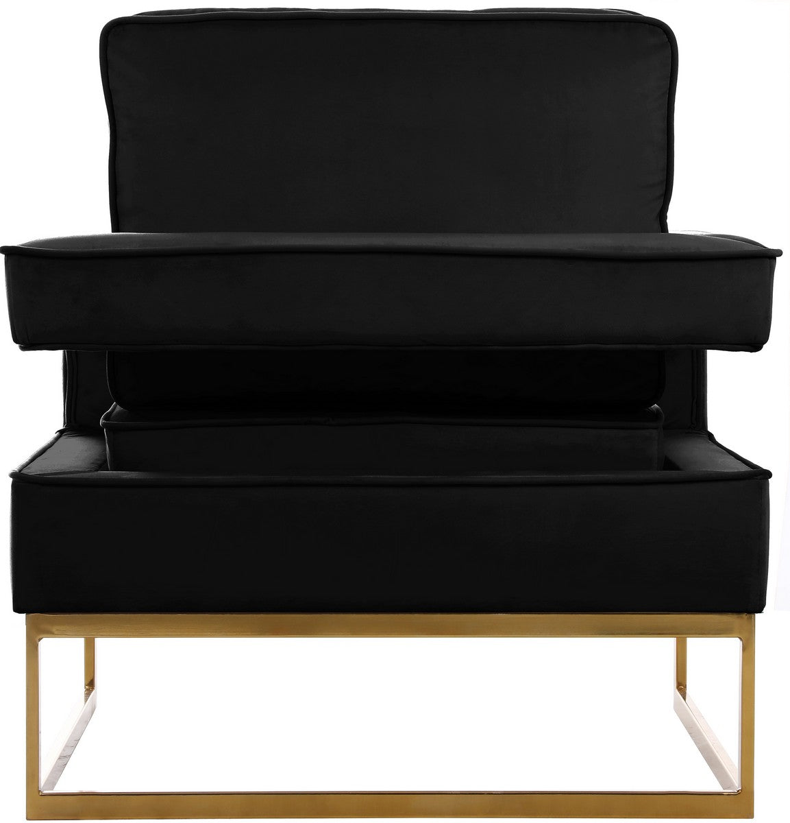 Meridian Furniture Noah Black Velvet Accent Chair