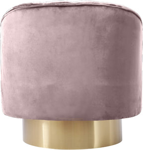 Meridian Furniture Farrah Pink Velvet Accent Chair