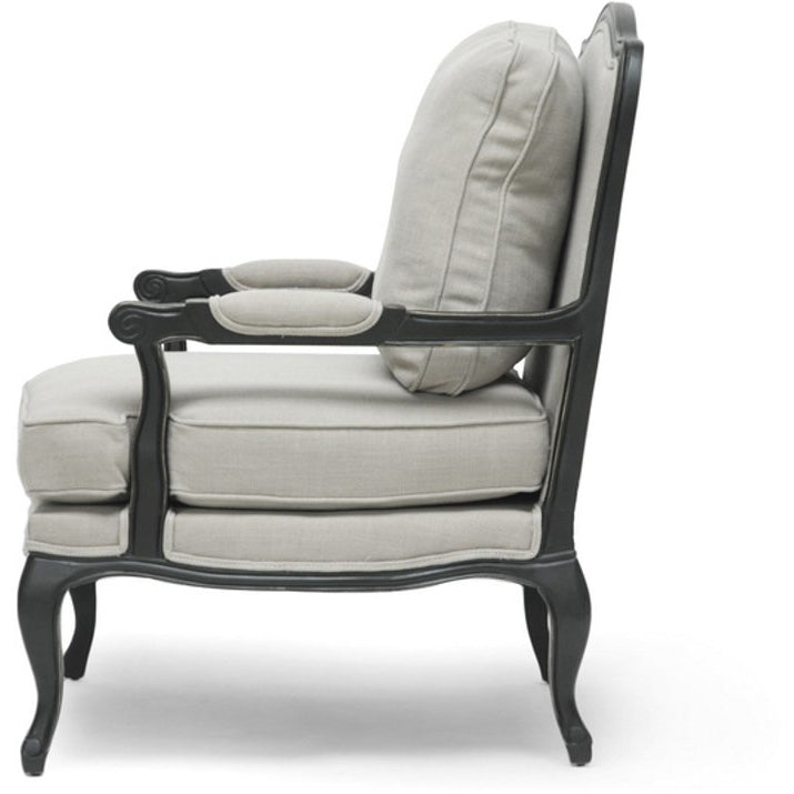 Baxton Studio Antoinette Classic Antiqued French Accent Chair Baxton Studio-chairs-Minimal And Modern - 3