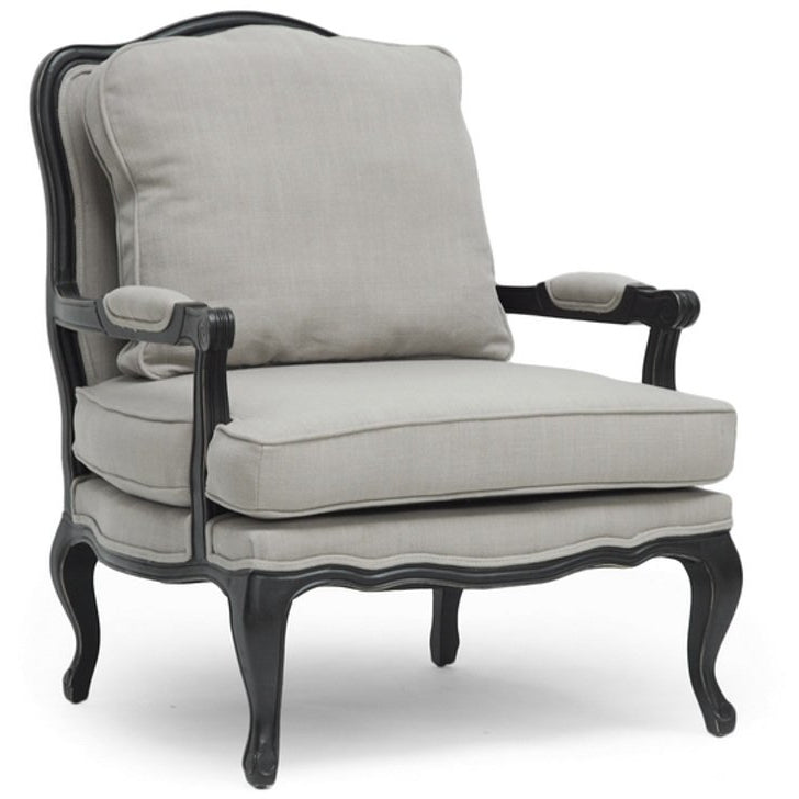 Baxton Studio Antoinette Classic Antiqued French Accent Chair Baxton Studio-chairs-Minimal And Modern - 1