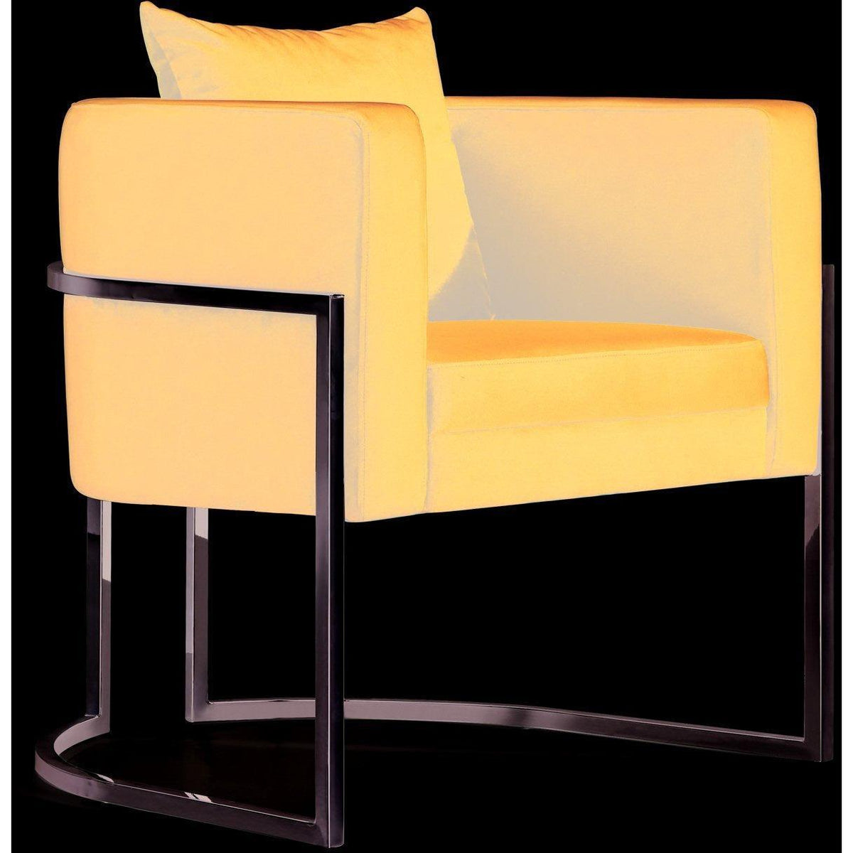 Meridian Furniture Pippa Navy Velvet Accent ChairMeridian Furniture - Accent Chair - Minimal And Modern - 1